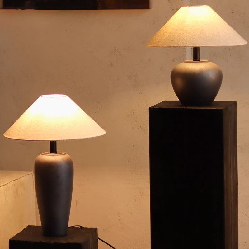 Wabi sabi Table Lamp Ceramic Lamps Designers Lamp Living Room Antique Lighting Restaurant Bedroom