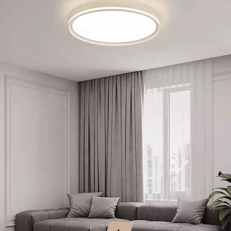 Modern Super Thin Round Metal Flush Mount LED Ceiling Light for Bedroom Living Room Aisle