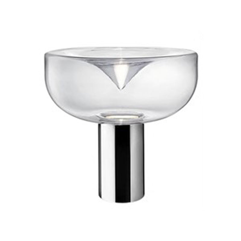 Modern LED Glass Table Lamp for Bedroom Bedside Lamp Living Room Light Study Desktop Decoration
