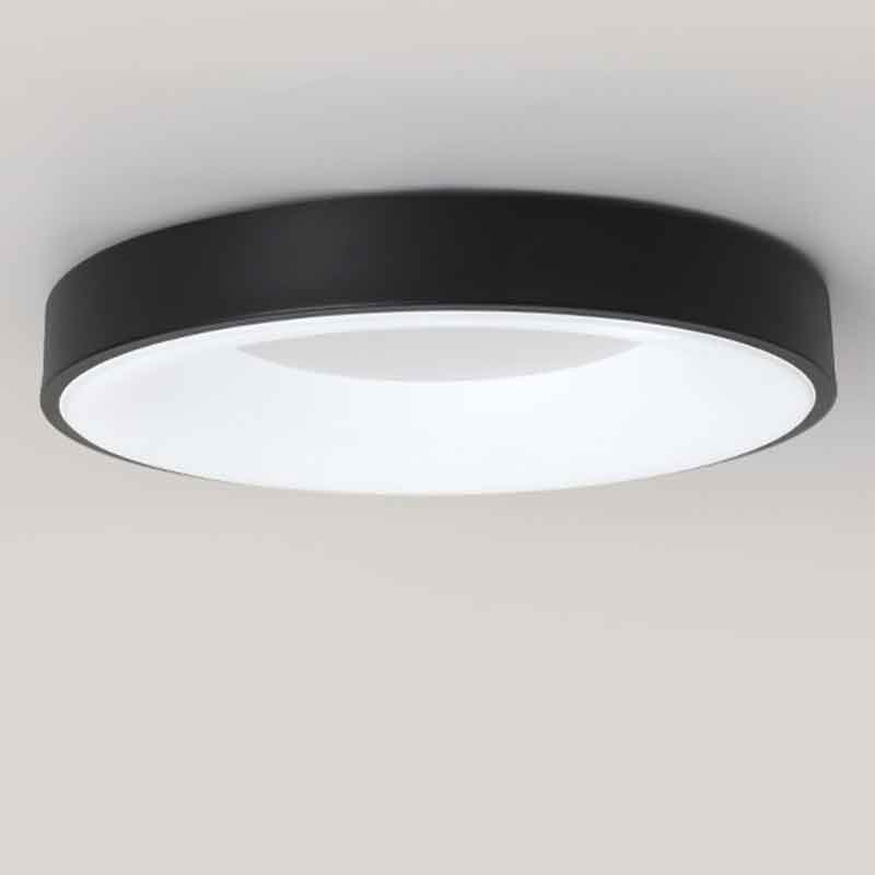 Modern Minimalist Multi color Round Metal LED Ceiling Lamp Indoor Lighting Fixtures