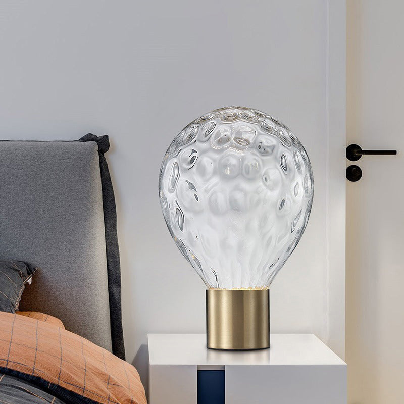 Postmodern Creative Glass Desk Lamp Designer Sample Room Living Room Bedroom Bedside Lamp