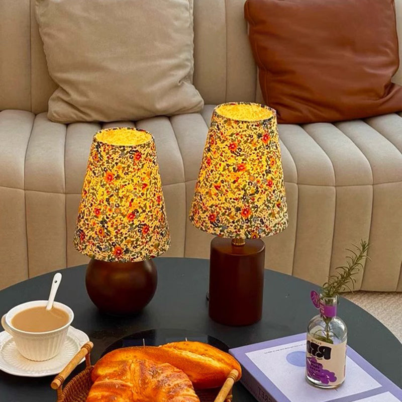 Chinese Style Wooden Table Lamp Retro Landscape  Desk Lamp Lights for Room Decoration Personality Beside Lamp