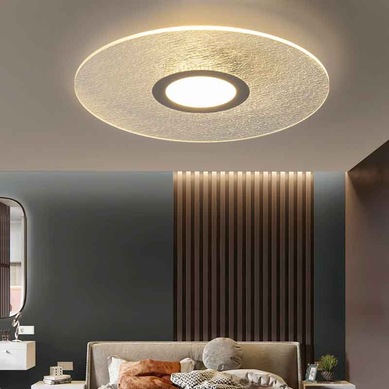 Modern Super Thin 0.8cm Thick Round Acrylic LED Ceiling Light Warm White Light 3000K