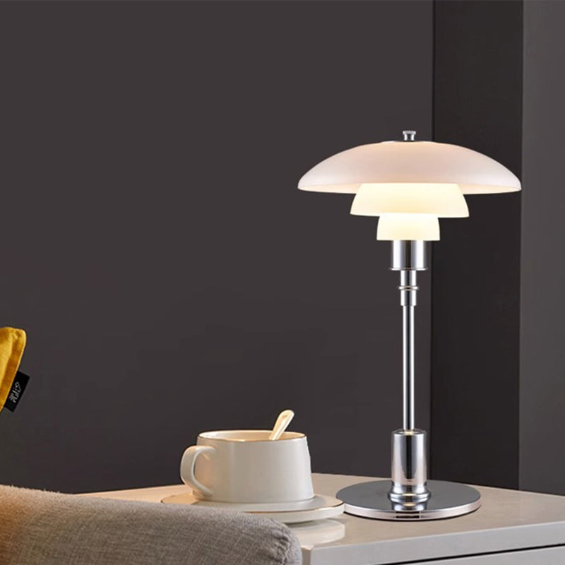 Modern Danish Designer Glass LED Table Lamp for Bedside Reading Bedroom Living Room Bedroom Study Decor