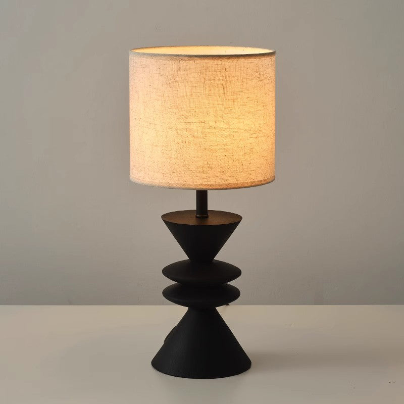 Medieval Solid Wood Table Lamp LED E27 Atmosphere Zen Art Decorative Desk Lights