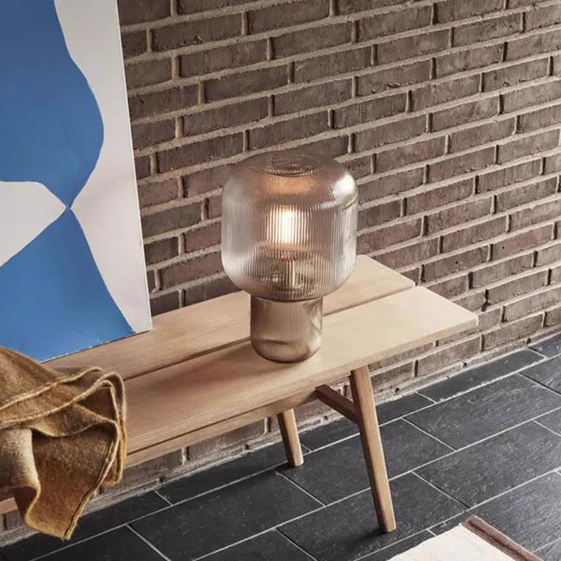 Nordic Glass Table Lamp Post-Modern Bedroom Bedside Lamp Living Room Conference Hall Hotel Model Room Club Lamp