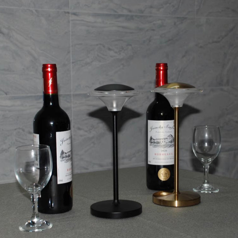 Cordless Dimmable Table Lamp Gold Acrylic Lampshade for KTV Cafe Clear Bar Hotel Camping Type C USB Wire