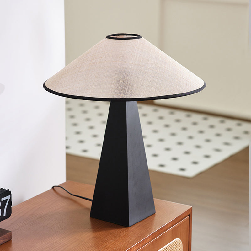 New Chinese-Style Medieval Style Wooden Table Lamp Bedroom Bedside Lamp Modern Simple