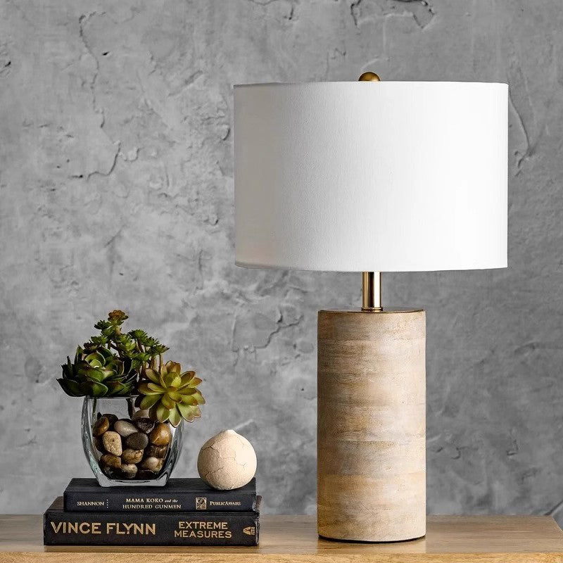 Nordic Designer Wooden Table Lamp Bedroom Hotel Art Led Decorative Solid Wood Atmosphere Bedside Decor