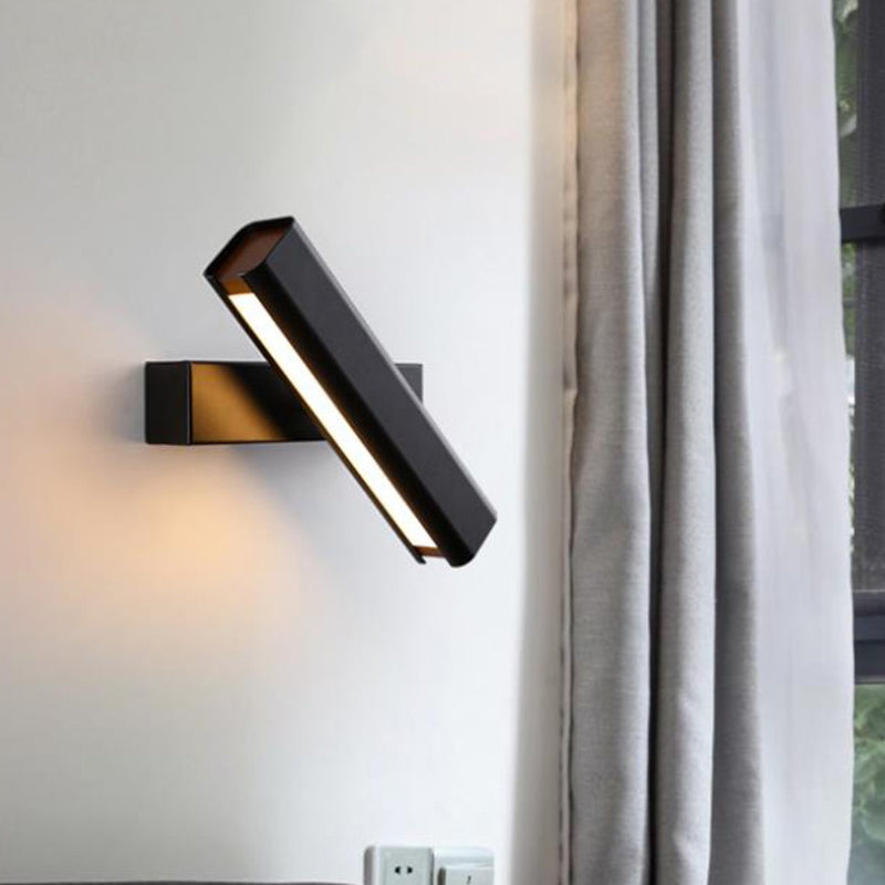 Simple Adjustment Metal Wall Light With Acrylic Lampshade Modern Aisle Balcony Sconce Creative Bedside Wall Lamps