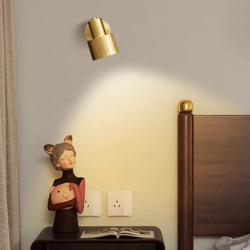 American Style All Copper Wall Lamp E14 Led Light Traditional Bedroom Corridor Teahouse