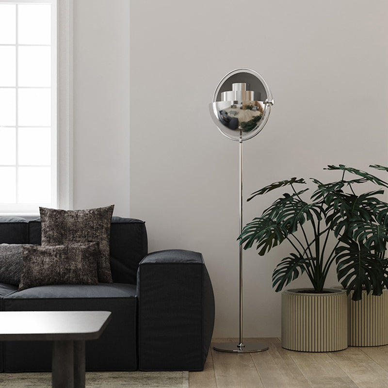 Novelty 61" Column Hemisphere Metal Floor Lamp