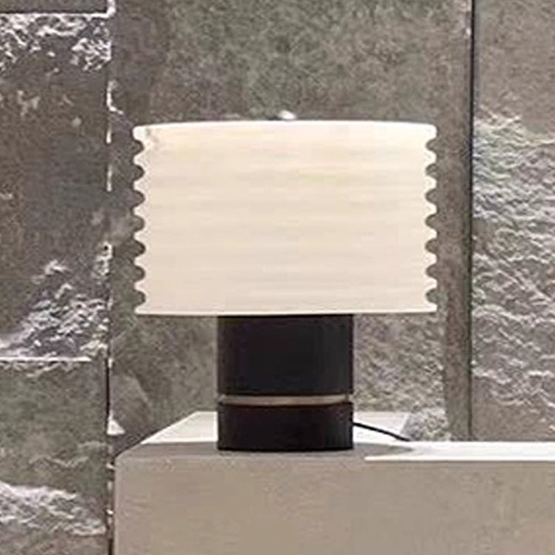 Luxury Nature Marble Table Lamp With Natrual Stone Lampshade and Marble Base