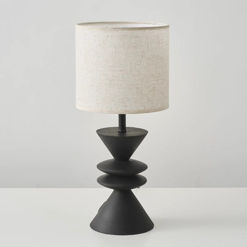 Medieval Solid Wood Table Lamp LED E27 Atmosphere Zen Art Decorative Desk Lights