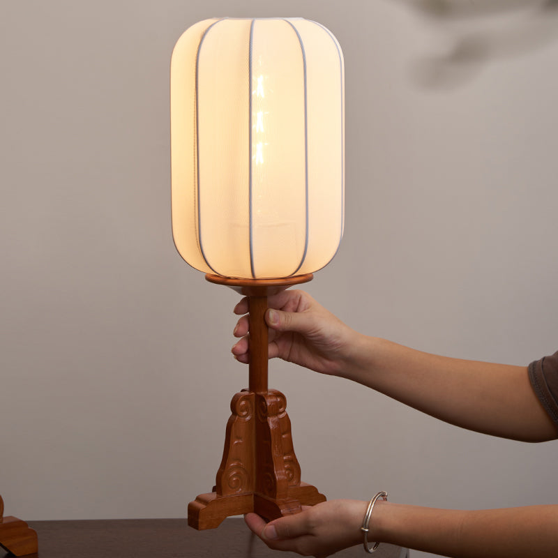 New Chinese Wooden Table Lamp Zen Tea Room Antique Study Living Room Bedroom Bedside Lamp