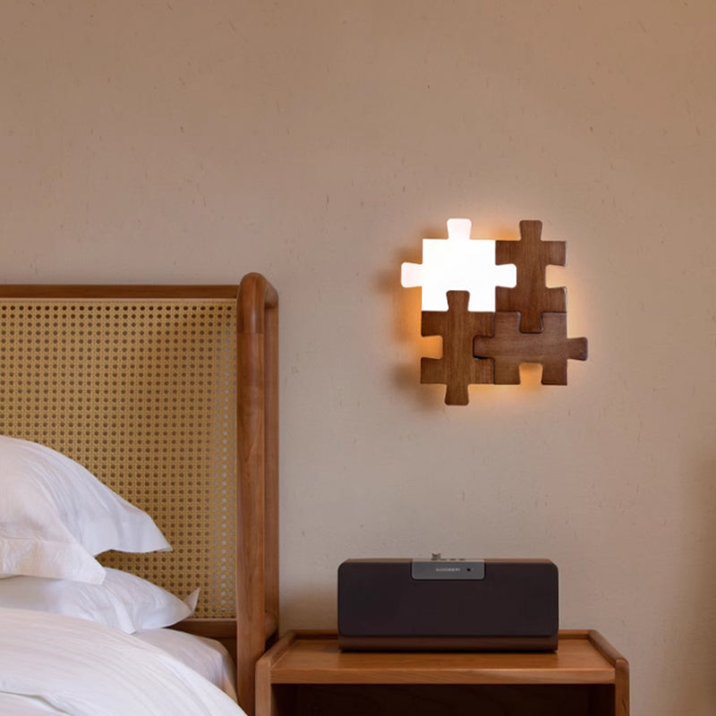 Building Block Wall Lamp Bedroom Bedside Lamp Modern Simple Hallway Corridor Aisle Light Creative  Personality Led Light