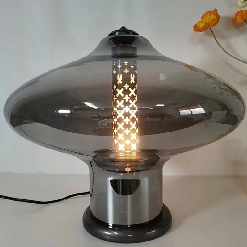 Postmodern Study Bedroom Glass Table Lamp Nordic Designer Model Room Decor Lamps Creative Art Desk Light