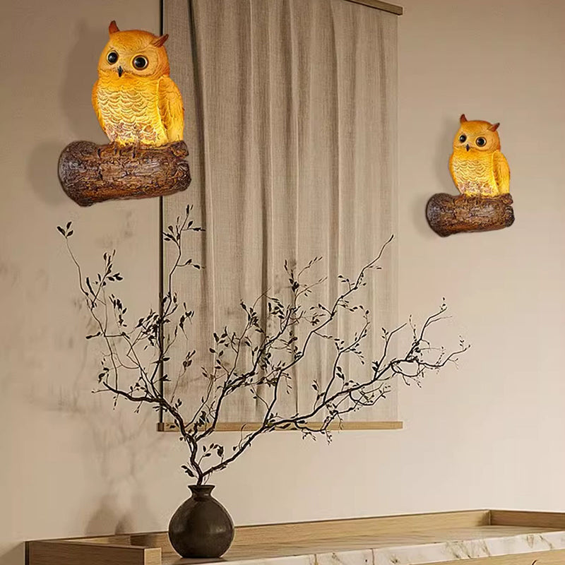 Owl Wall Light Led G4 for Interior Decor Foyer Corridor Bedroom Illumination Garden Tree Landscape Wall Light