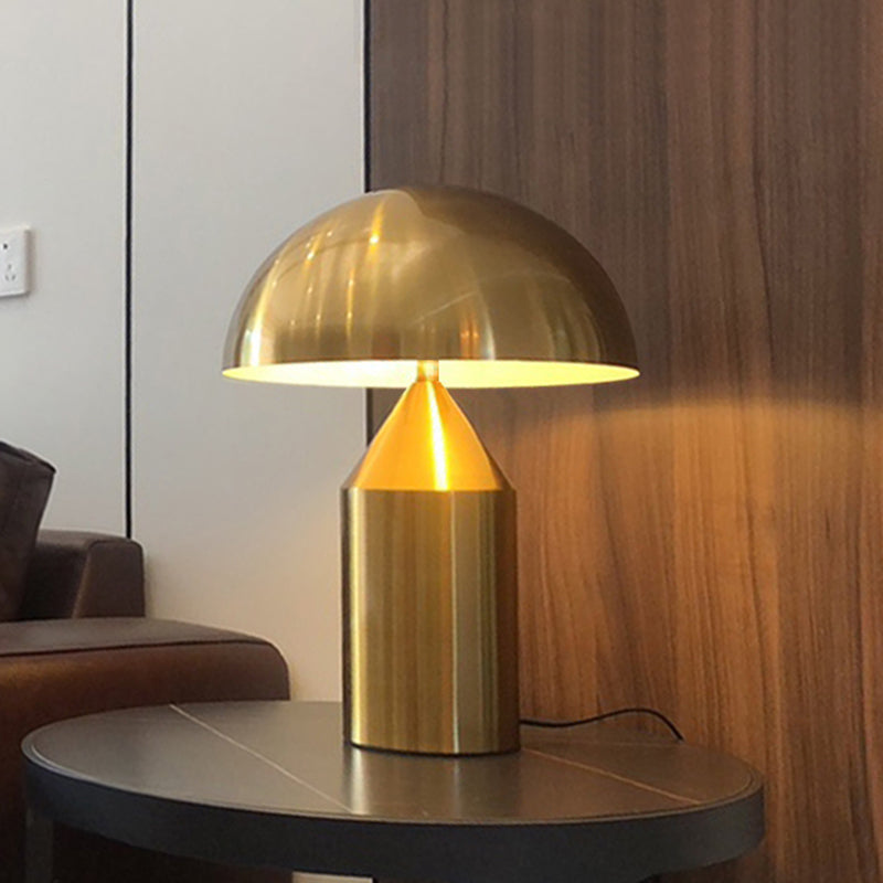Simple Delicate Mushroom Metal Table Lamp