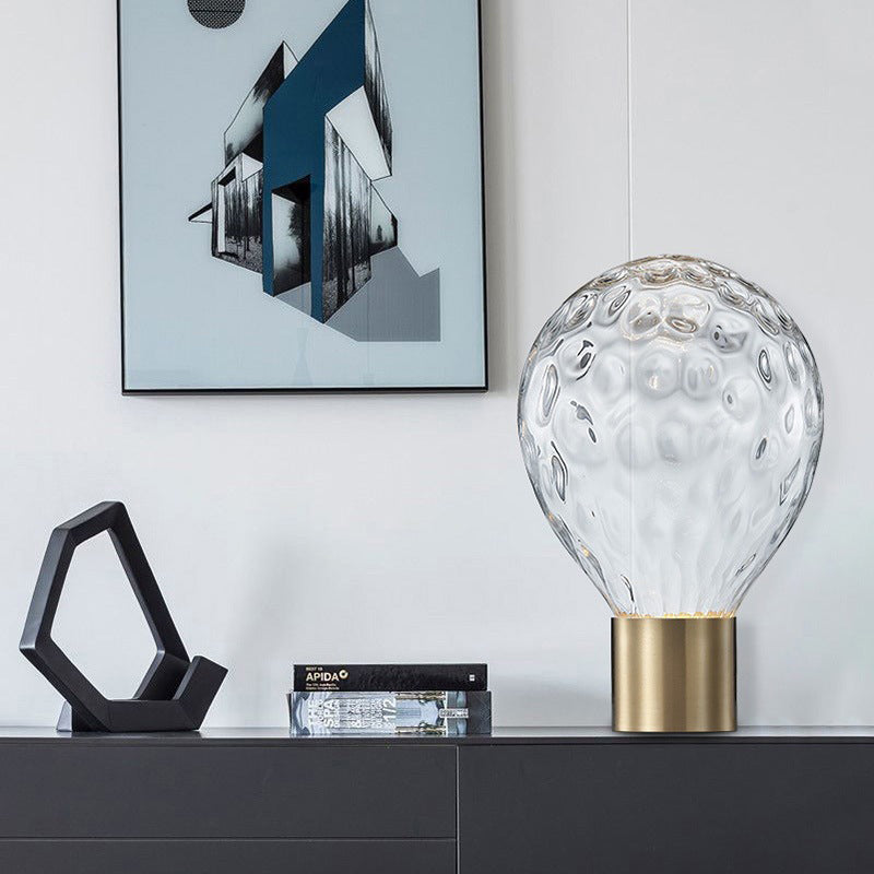 Postmodern Creative Glass Desk Lamp Designer Sample Room Living Room Bedroom Bedside Lamp