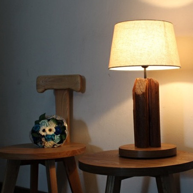 Casual 20.5" Lumber Standard Desk Lamp Outlet-powered Surrounding Luminescence Living Room Use