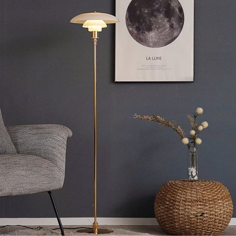 Minimalist 63"/55" Column Delicate Metal Floor Lamp