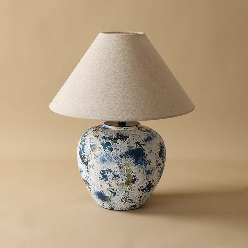 Contemporary CeramicTable Lamp Creativity Living Room Bedroom Study Hotel Homestay