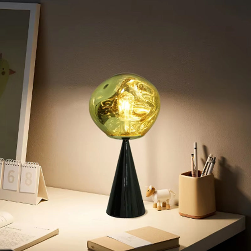 Modern Volcanic Lava Table Lamp With Acrylic Lampshade