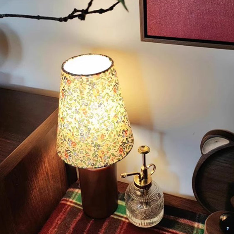 Chinese Style Wooden Table Lamp Retro Landscape  Desk Lamp Lights for Room Decoration Personality Beside Lamp