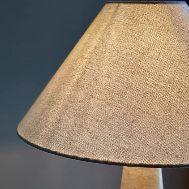 Japanese Wabi-sabi Cream Style Yellow Cave Stone Table Lamp LED E27 Retro Marble Desk Lights Living Room
