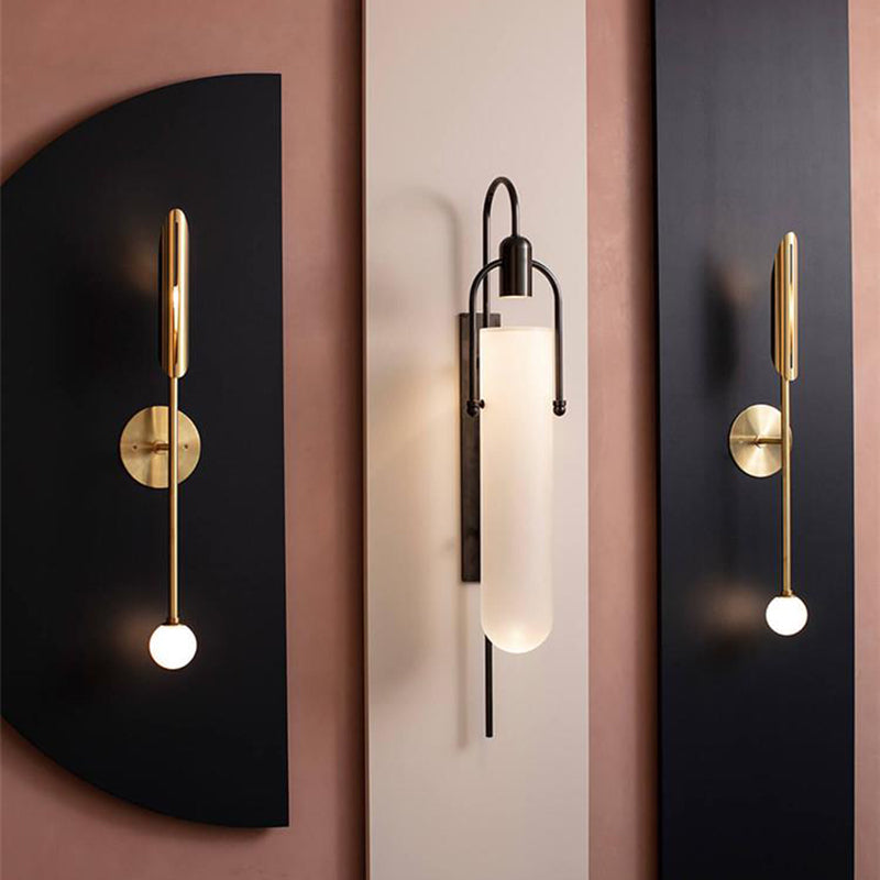 Wall Sconce Lamp Postmodern Minimalist Creative Led Bedroom Bedside Decoration Light Living Room Corridor Aisle