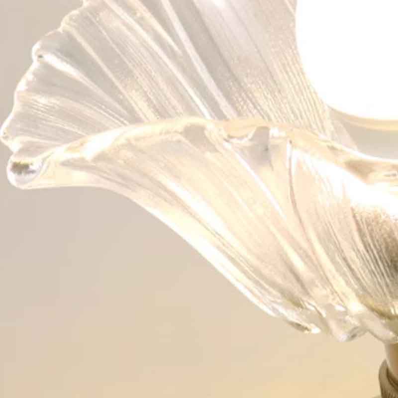 American Style Creative Flower Brass LED Ceiling Light Warm White Light 3000K 220V Input