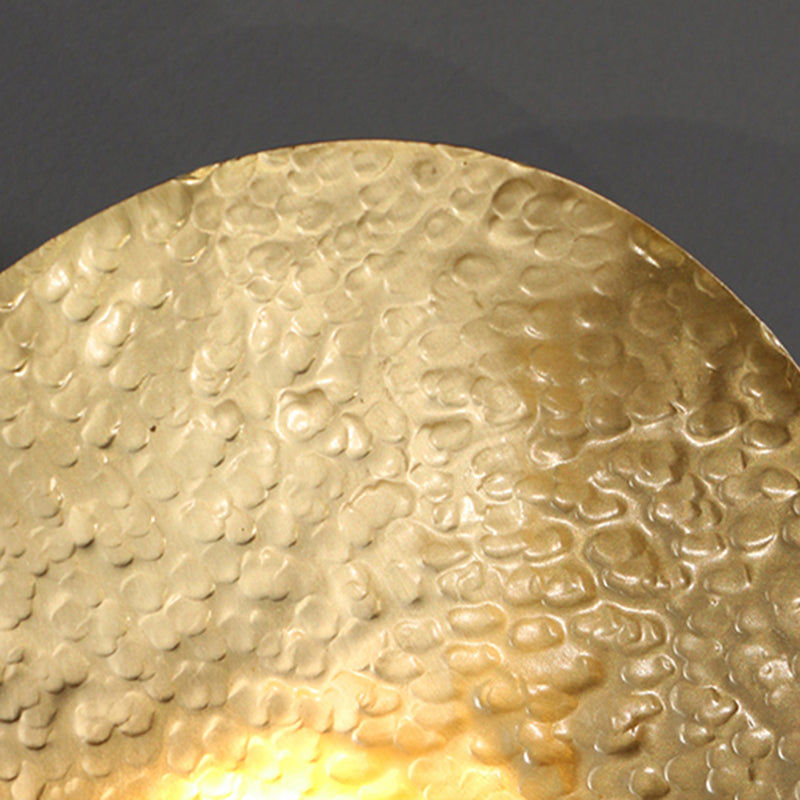 Creative Half Month Luxury Brass Wall Lamp