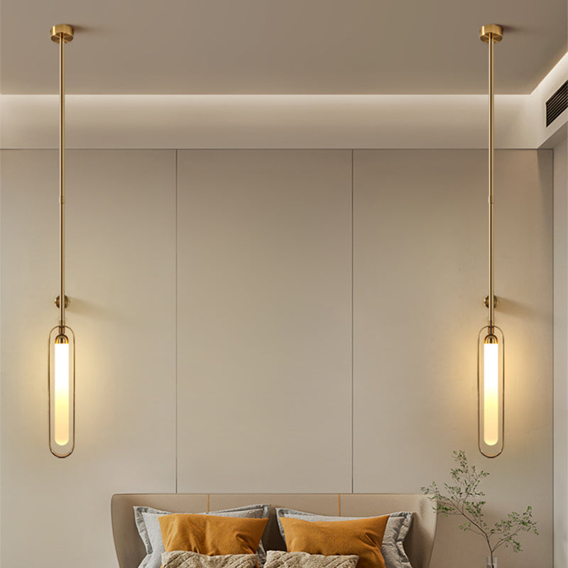 Modern Led Wall Lamp Gold Color Metal Body and Acrylic Lampshade Bedroom Bedside Living Room  Lamp ﻿