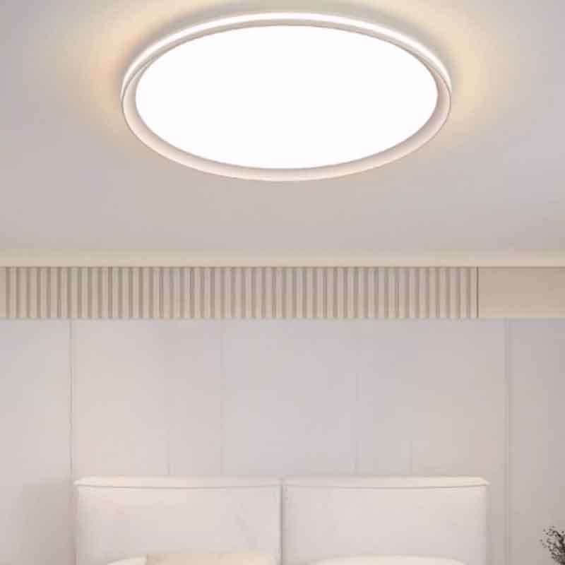 Modern Super Thin Round Metal Flush Mount LED Ceiling Light for Bedroom Living Room Aisle