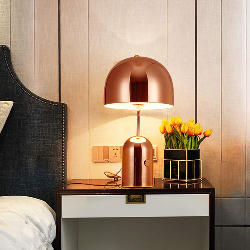 Nordic Creative Table Lamp Living Room Study Bedroom Bedside Mushroom Shape LED Desk Lamp