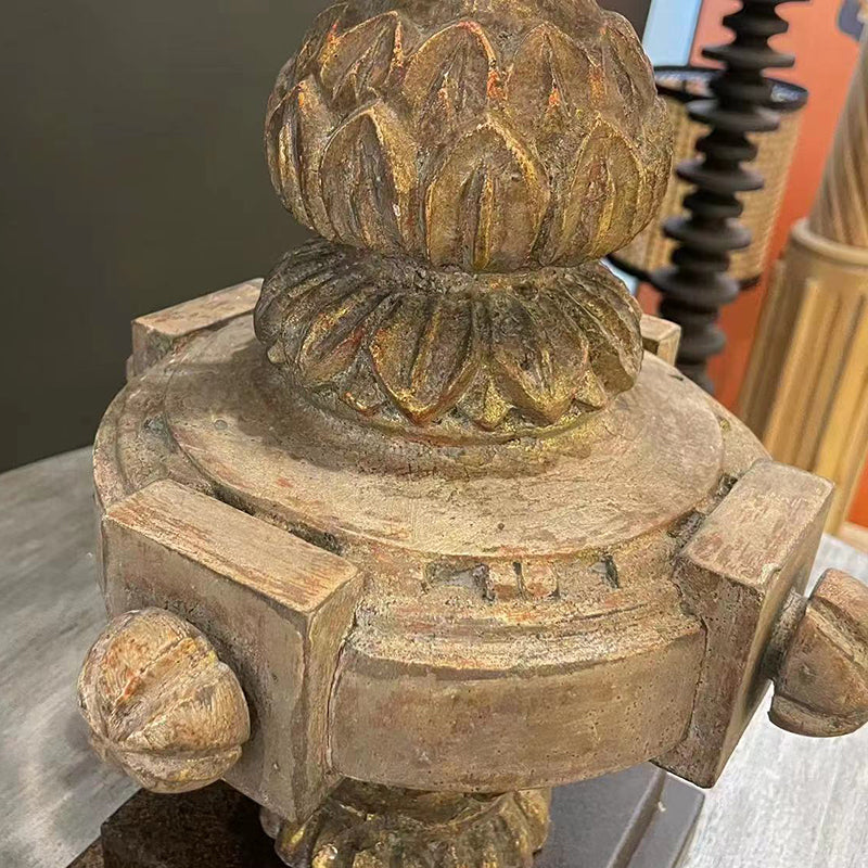Handmade Hotel Entrance Wooden Table Lamp Creative Bedroom Bedside Decoration Desk Lamp