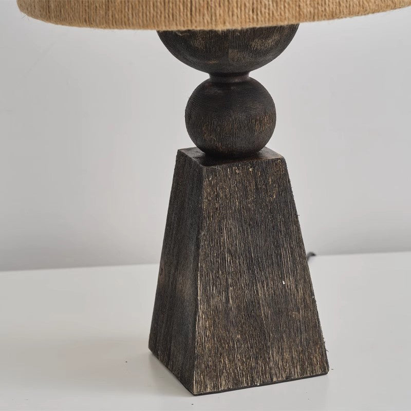 Japanese E27 Style LED Wood Table Lamp Nordic Bedroom bedside lamp for Study Room