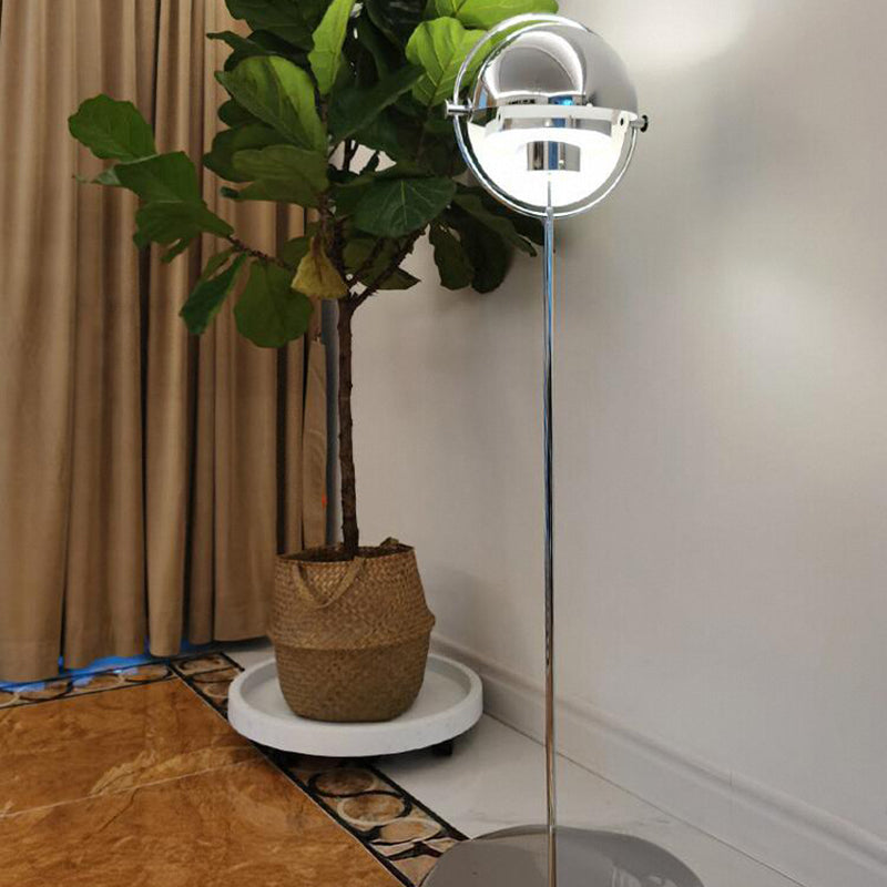 Novelty 61" Column Hemisphere Metal Floor Lamp