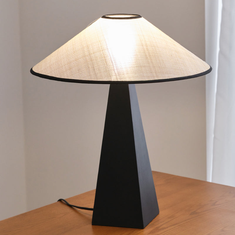 New Chinese-Style Medieval Style Wooden Table Lamp Bedroom Bedside Lamp Modern Simple