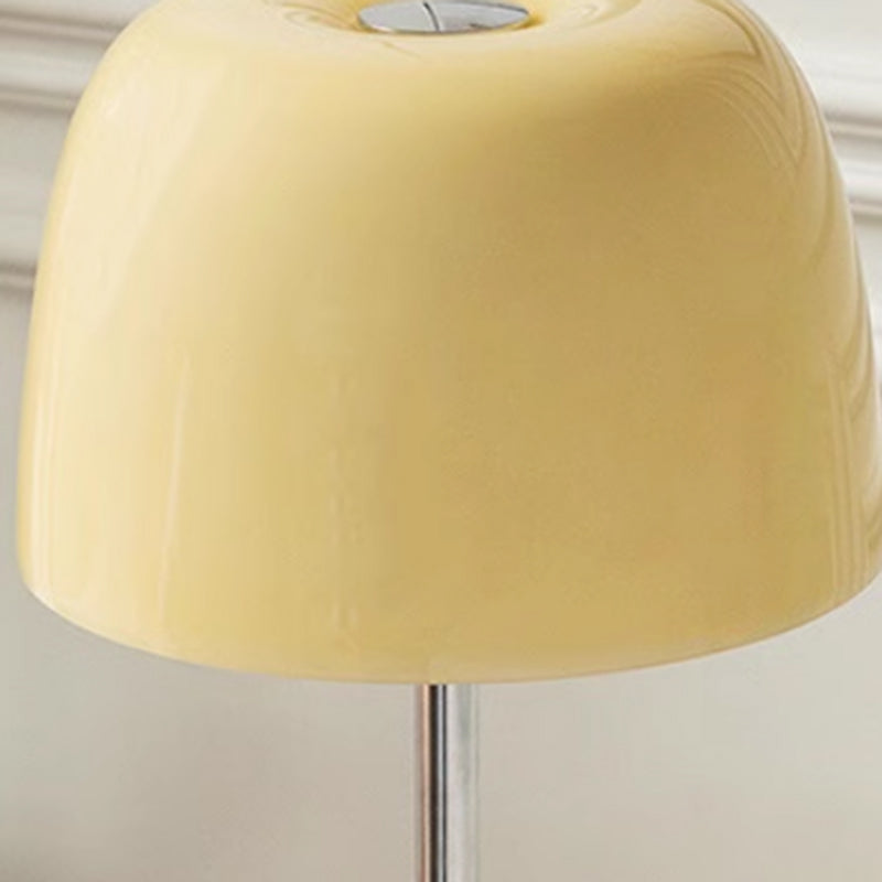 Cretive Tripod Mushroom Table Lamp With Glass Lampshade