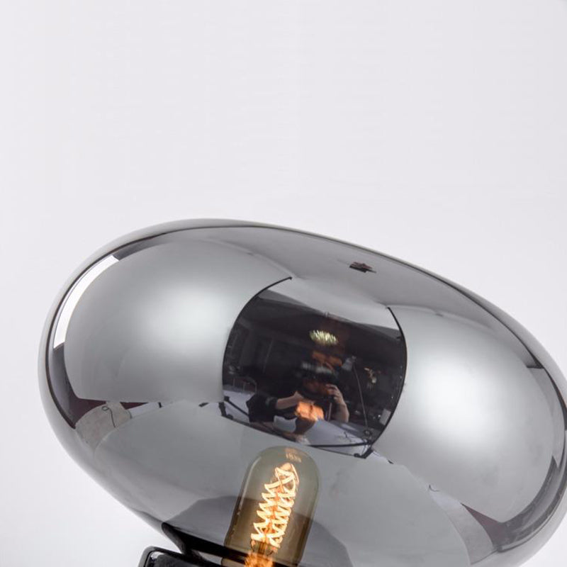 Postmodern Marble Glass Table Lamp Bed Room Decoration Beside Lamp for Living Room Study E27 Desk Lamp