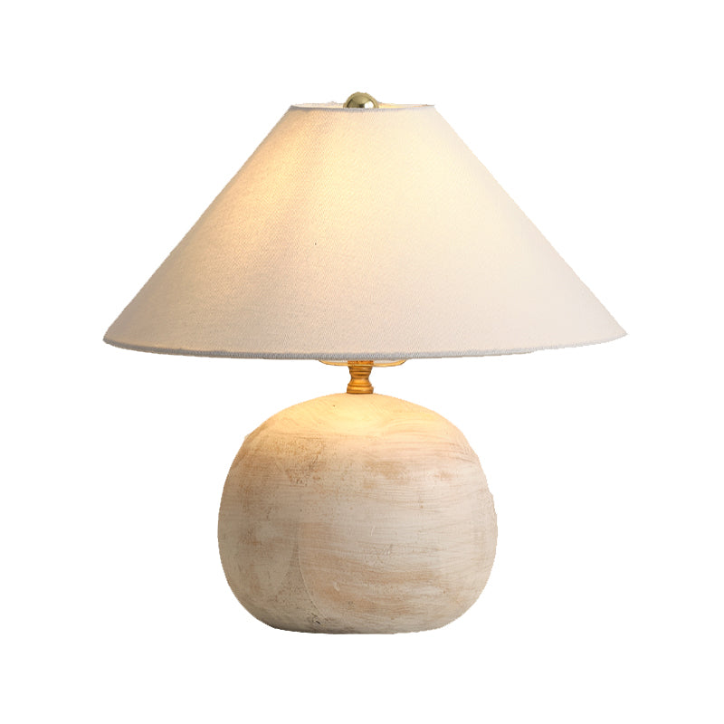 American Simple Solid Wood Table Lamp Retro Warm Bedroom Bedside Lamp Living Room Side Table Decorative Lamps