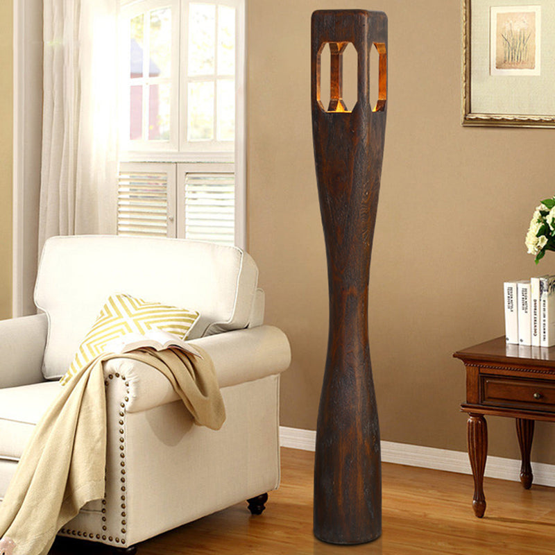 Designer Creative 47"/59"/69" Solid Wood Floor Lamp