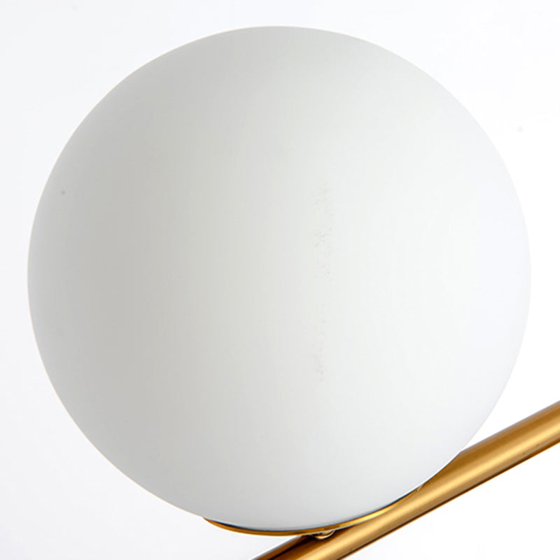Modern Style Marble Table Lamp and Glass Lampshade Designer Model Room Lighting Home Desk Lamp