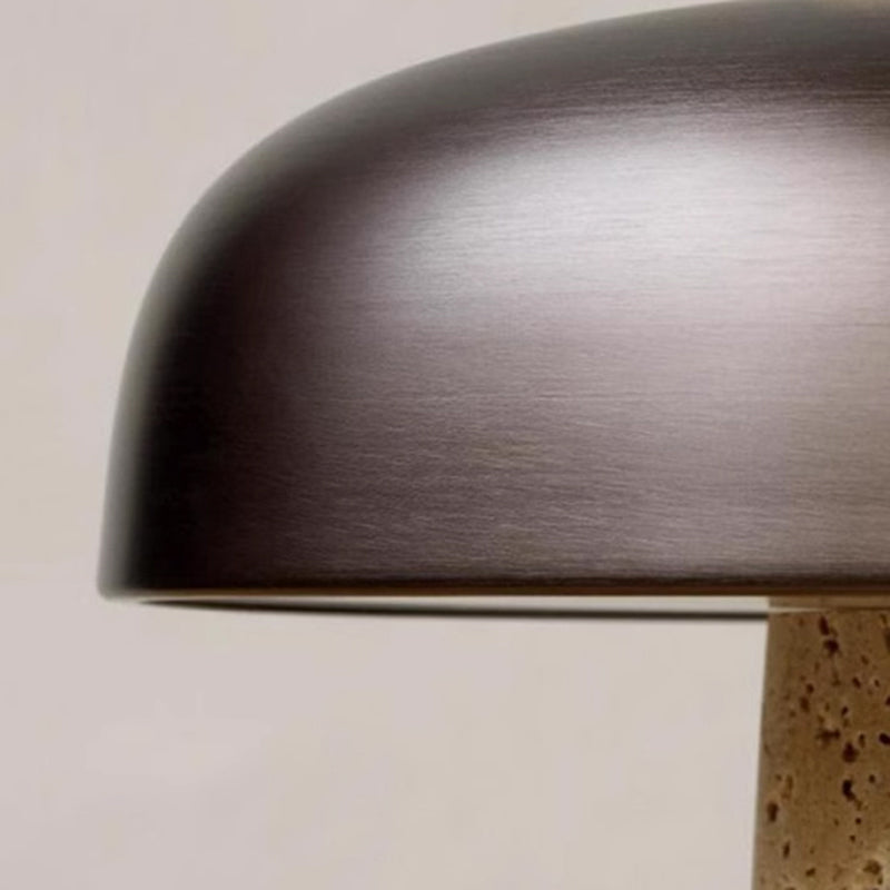 Danish Designer Natural Stone Mushroom LED Table Lamp Living Room Bedroom Bedside Modern Study Light Home Lighting Decor