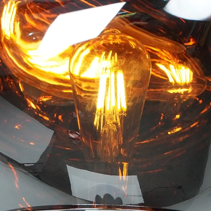 Modern Volcanic Lava Table Lamp With Acrylic Lampshade