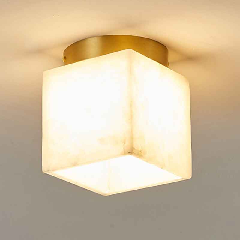 Modern Luxury Nature Marble Ceiling Light for Bedroom Living Room Hallway Balcony