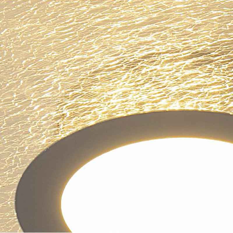 Modern Super Thin 0.8cm Thick Round Acrylic LED Ceiling Light Warm White Light 3000K