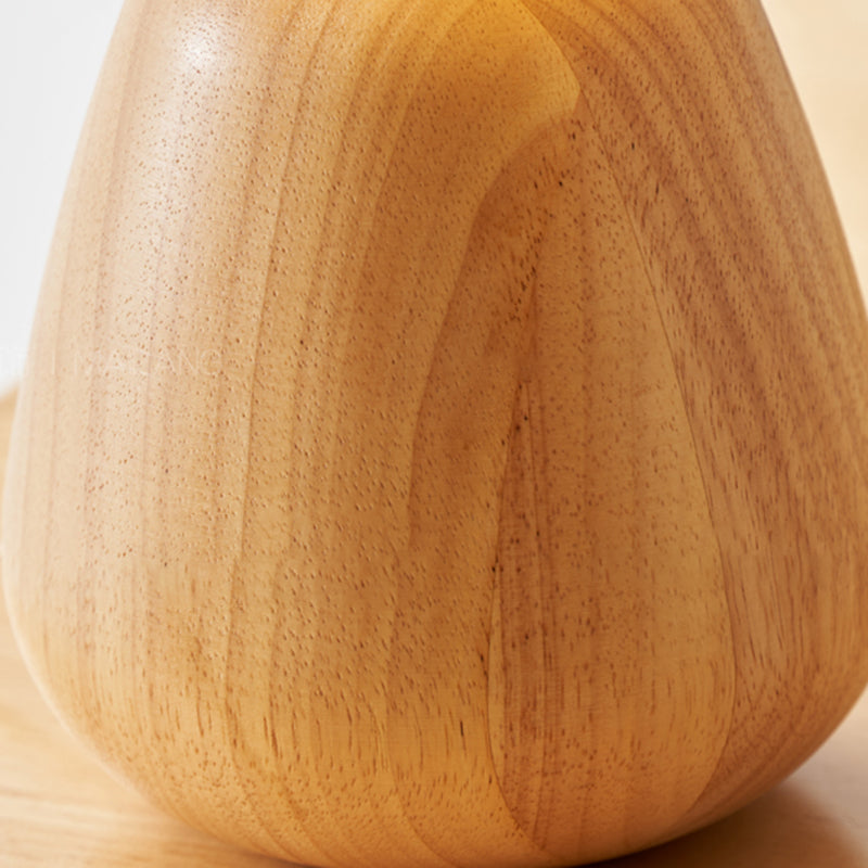 Creative Solid Wood Mushroom Table Lamp Light Atmosphere Light Decoration Rice paper Lampshade Desk Lamp